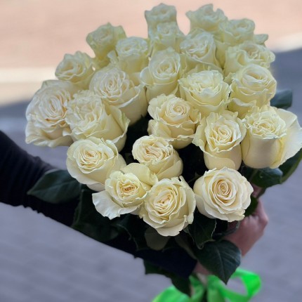 Букет из белых роз - купить с доставкой в Зеленограде