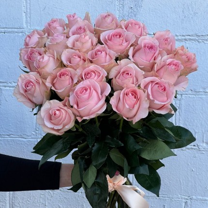 Букет из нежных розовых роз - купить с доставкой в Зеленограде